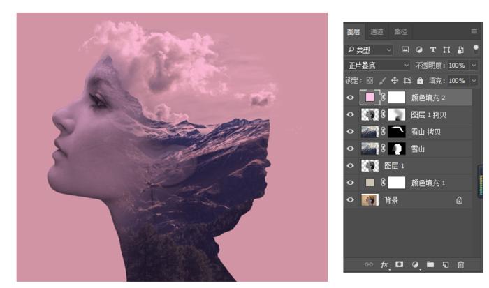 ps怎么制作双重曝光,ps基础教程视频双重曝光简单方法