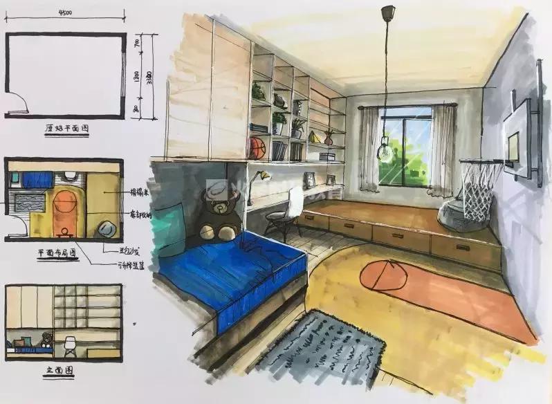 室内手绘如何快速练习,室内手绘入门教程空间感