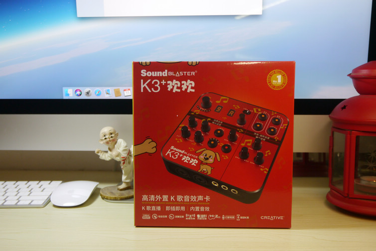 能K歌录歌做主播的红盒子，创新K3+外置声卡开箱简单说
