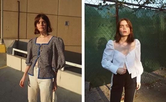 今年最流行的小方领,方领上衣高级感新款