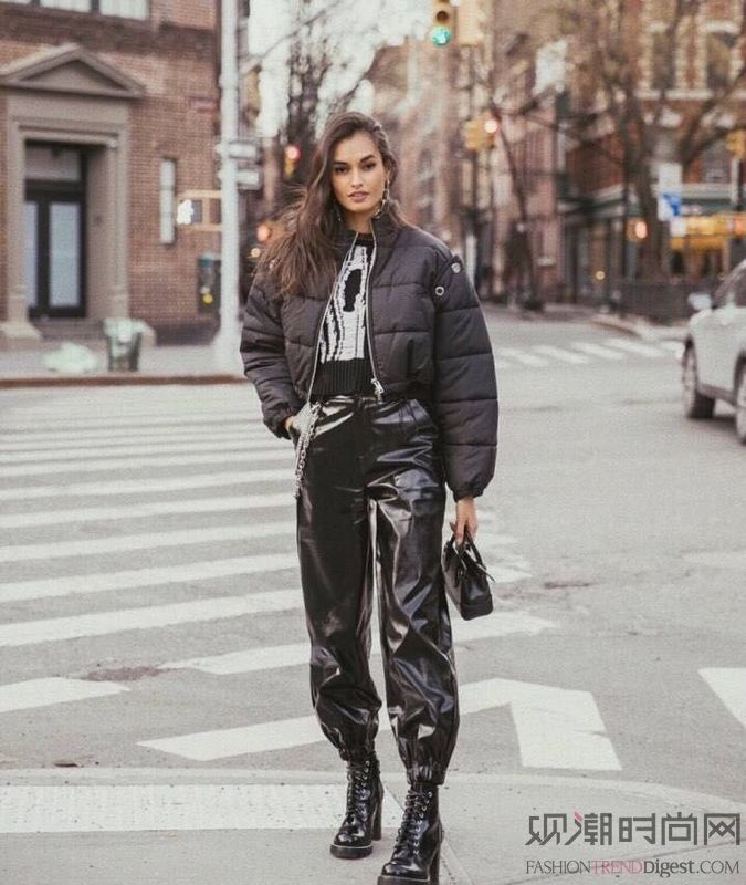 酷girl穿搭秋冬套装,姑娘们衣橱必备的单品