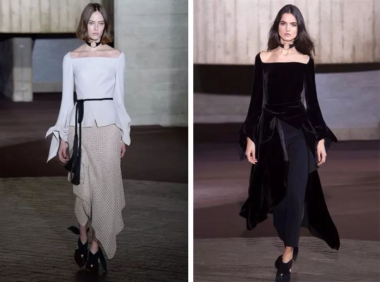 今年最流行的小方领,方领上衣高级感新款