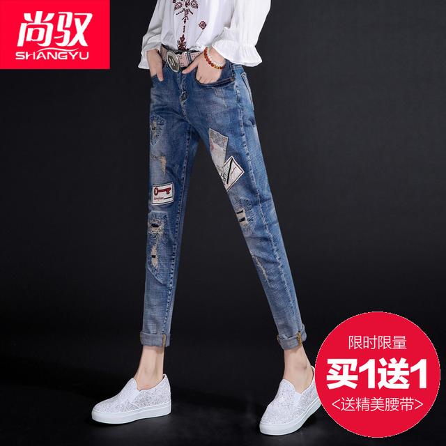 爆款夏款牛仔裤怎么搭配,青少年衣服搭配潮流牛仔裤夏款