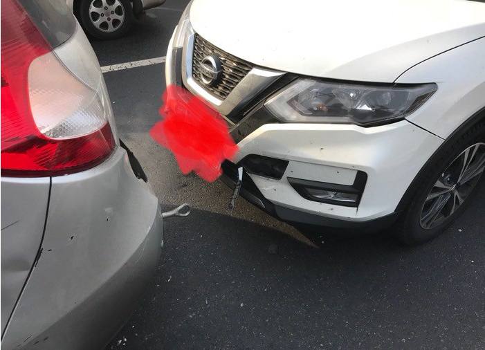 江淮和悦追尾图片,日产奇骏撞车测试