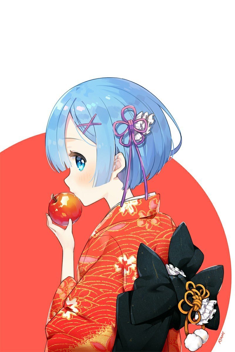 雷姆动漫头像女生,雷姆动漫头像高清唯美