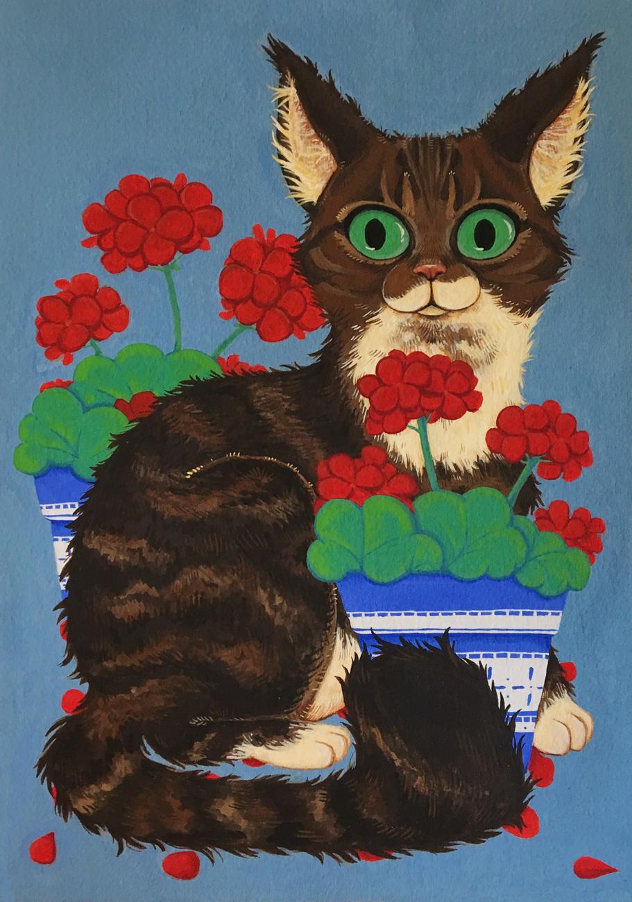 插画师hana美食插画,hannahjesus手绘插画