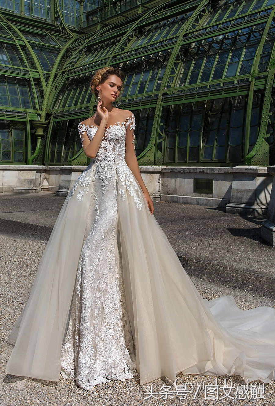 水晶设计2018婚纱“皇家花园”及高级定制新娘礼服