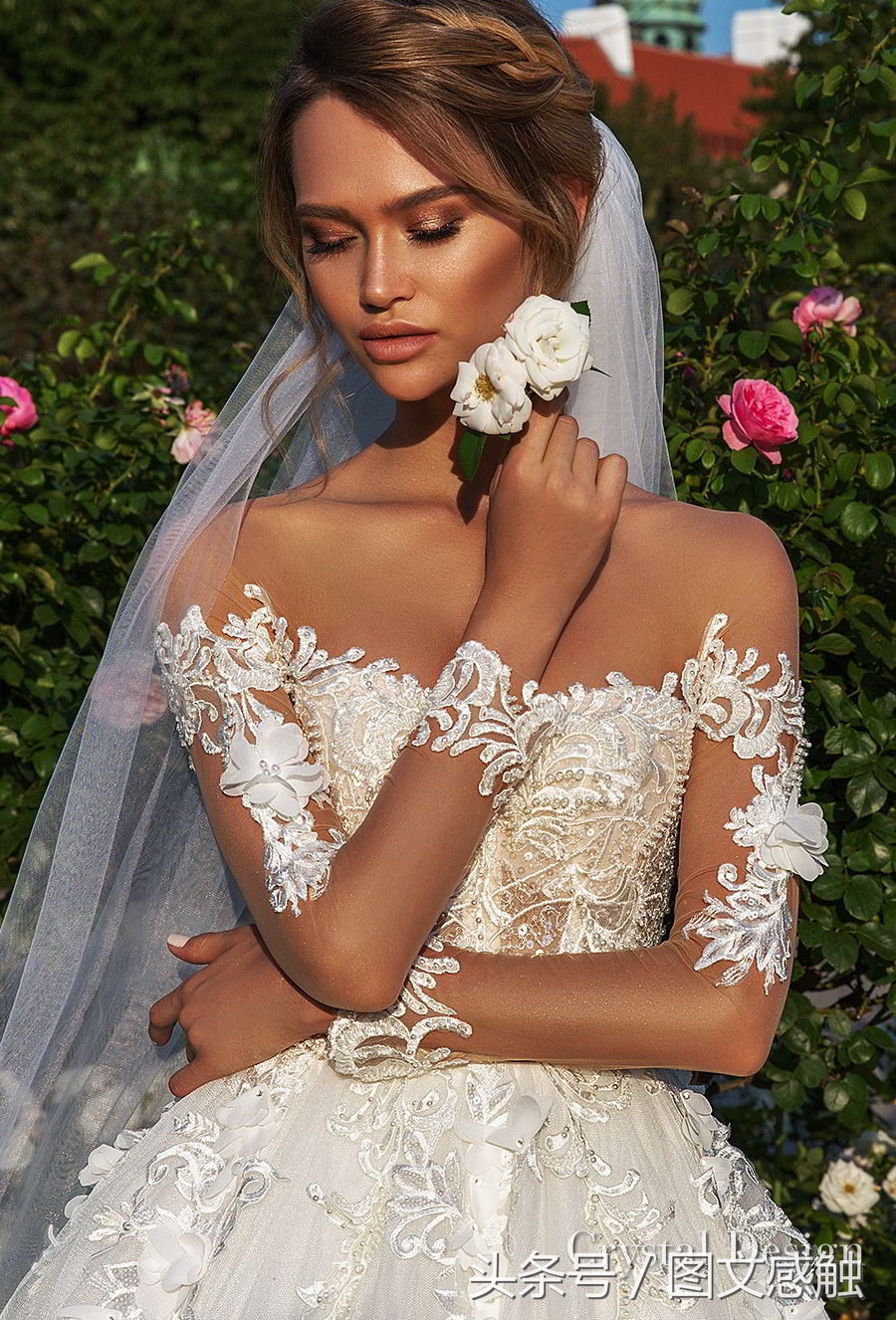 水晶设计2018婚纱“皇家花园”及高级定制新娘礼服