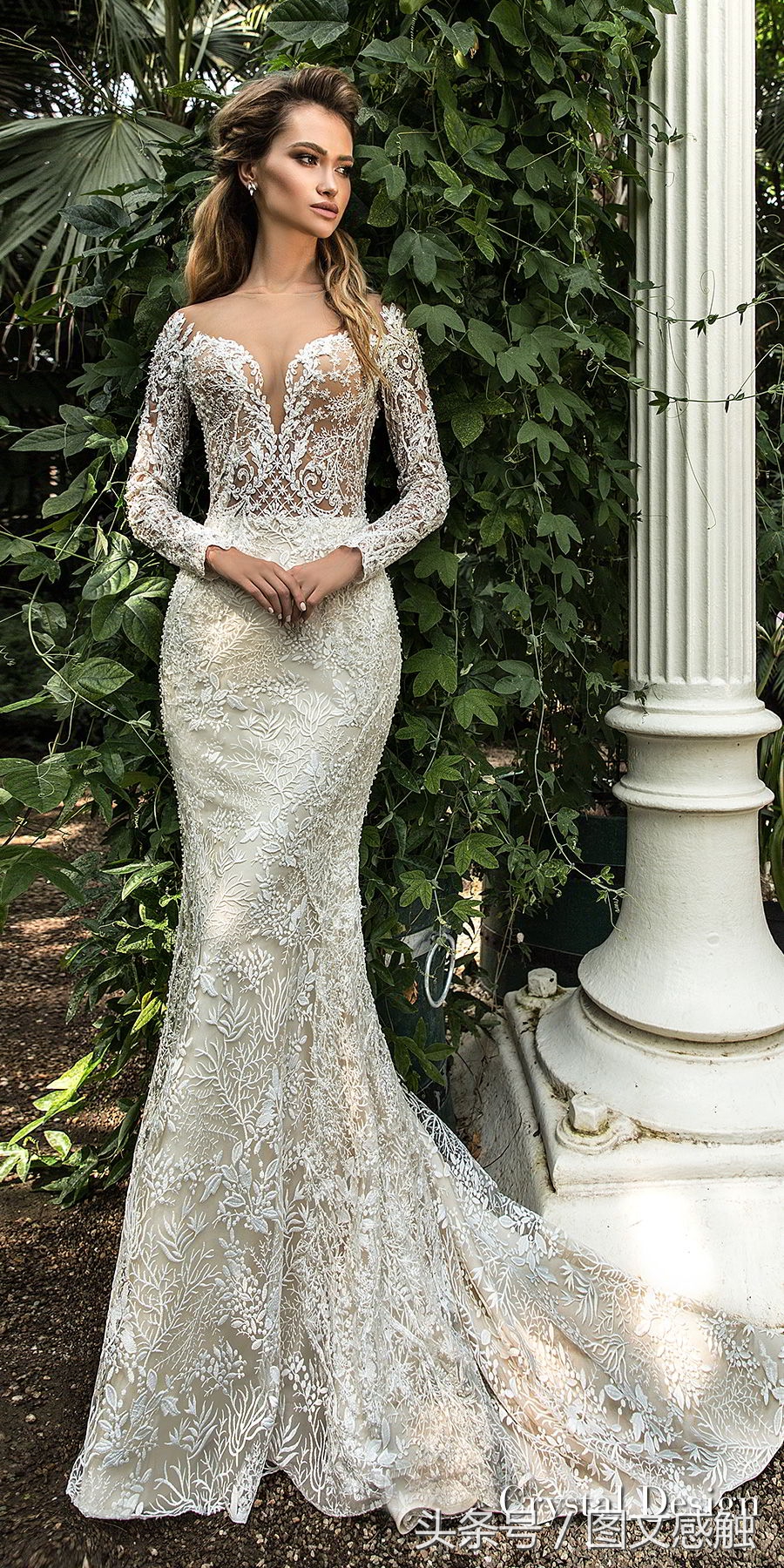 水晶设计2018婚纱“皇家花园”及高级定制新娘礼服