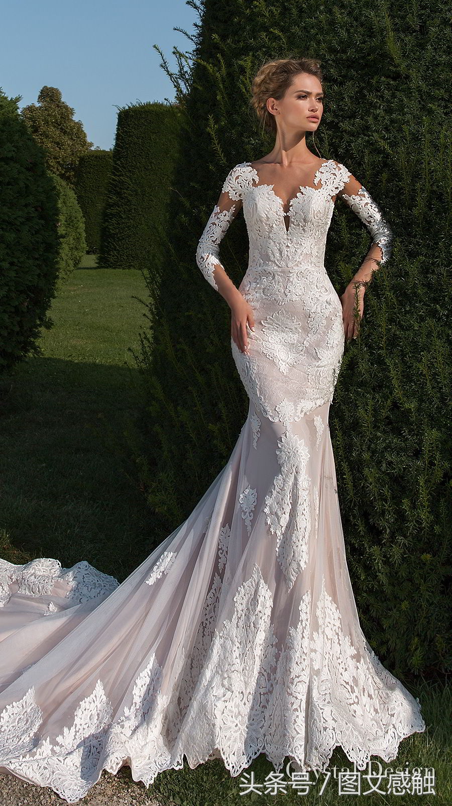 水晶设计2018婚纱“皇家花园”及高级定制新娘礼服