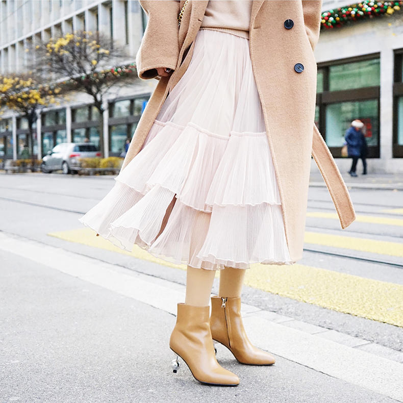 半身网纱裙怎么才时尚,今年最流行的百搭网纱裙