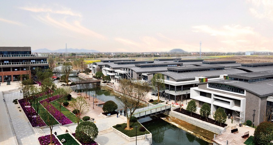 高新技术产业园区实景照片,产业园区风景