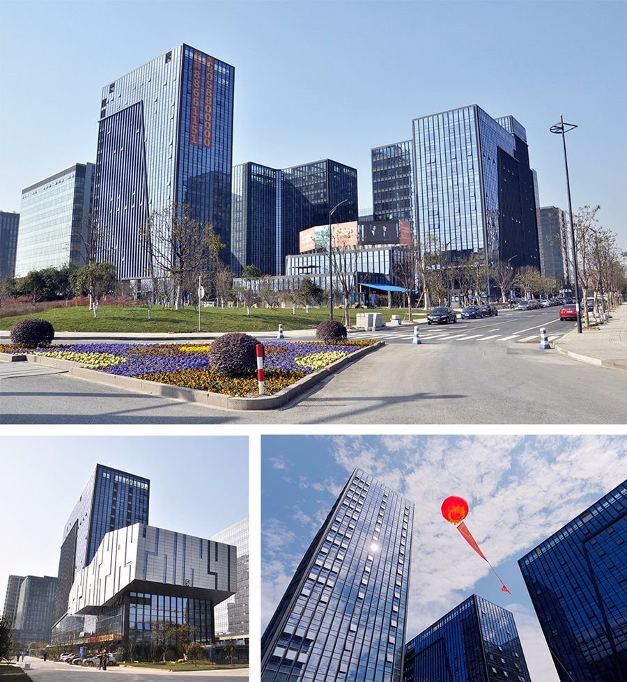 高新技术产业园区实景照片,产业园区风景