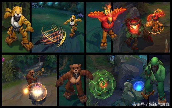 lol愚人节皮肤特效展现,lol愚人节皮肤返场