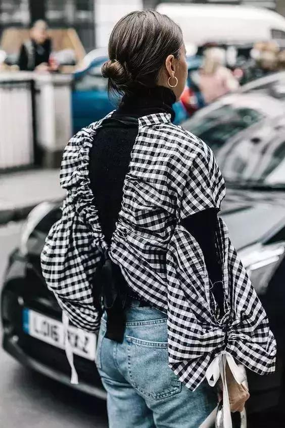 格纹怎么穿显瘦,韩式格纹怎么穿