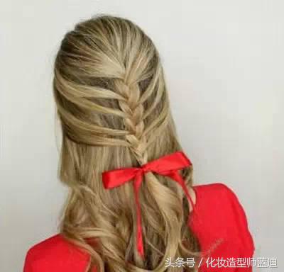 四款超唯美编发教程想不漂亮都难,唯美优雅的新娘编发