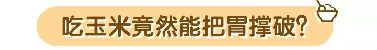 小孩吃多玉米胃胀,婴儿吃玉米粒胃破了