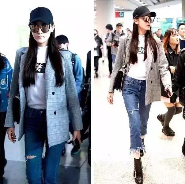 格纹怎么穿显瘦,韩式格纹怎么穿