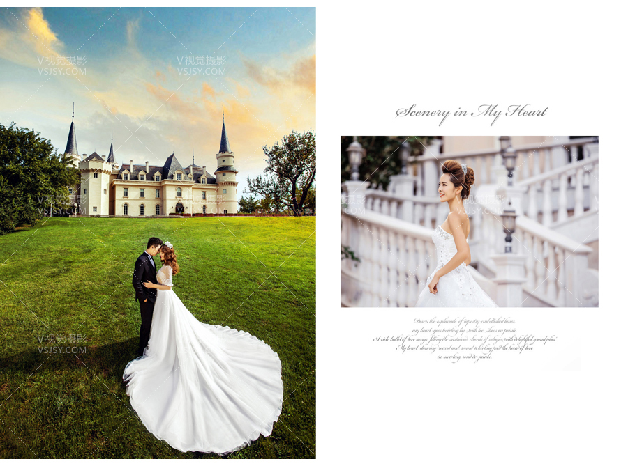 新娘必读：夏天拍法式城堡婚纱照，这样不会晒成非洲小黑妹啦