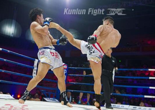 昆仑决经典二番战：王伟豪踢碎护裆，死神复仇魔头