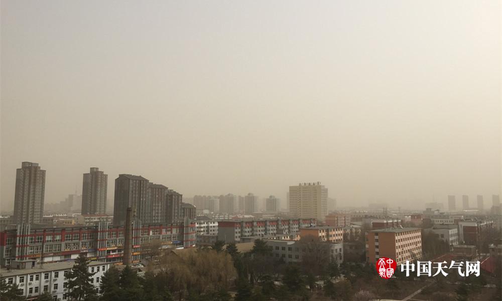 内蒙古沙尘暴高空拍摄,内蒙古沙尘暴百米