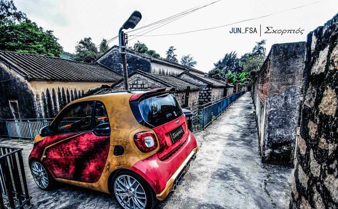 smartfortwo改装避震效果,smartfortwo2013款改装前脸