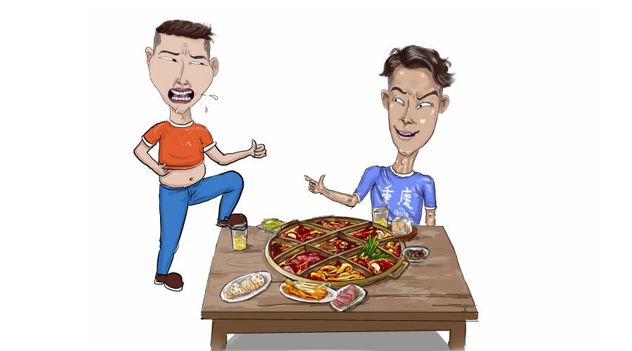 重庆人划拳名场面,重庆人划拳1520怎么画的