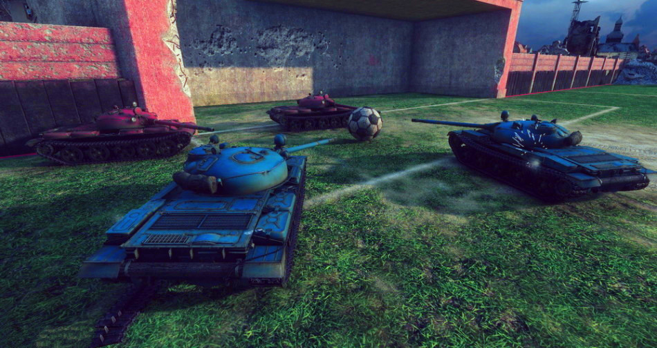 坦克新玩法,坦克世界足球模式