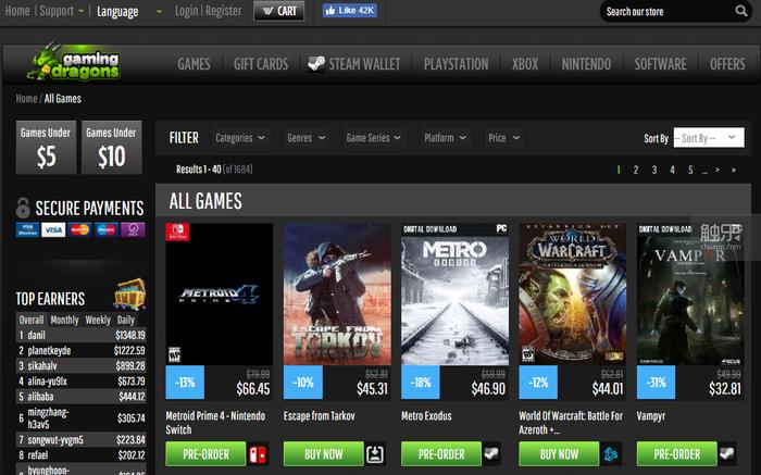 哪里可以买到便宜的steam的key,哪些平台可以买steamkey