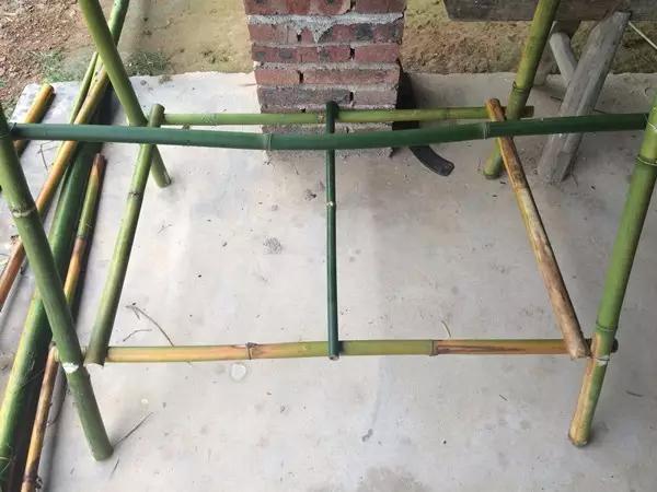 自制月季花架竹子,自制竹子蔷薇花架