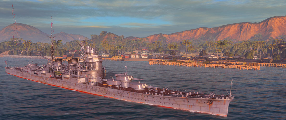 全球最先进的战舰,战舰世界日系金币船