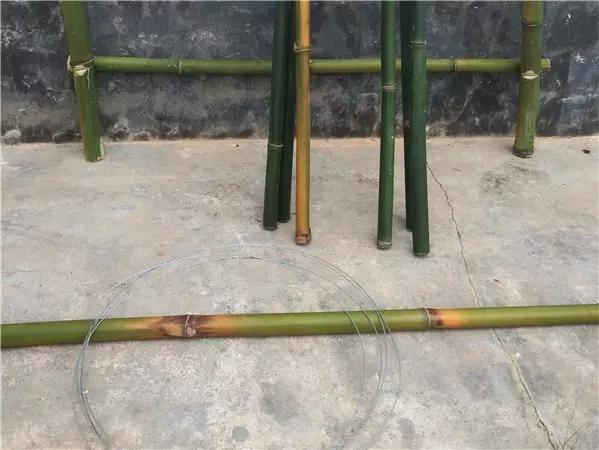 自制月季花架竹子,自制竹子蔷薇花架