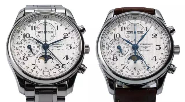 浪琴月相gs真假对比,浪琴瑰丽真假对比