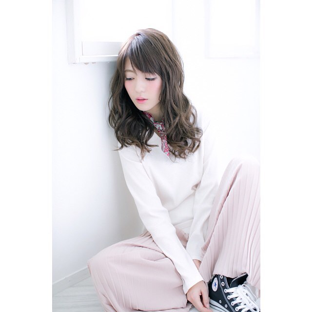 日系微卷羊毛卷女,甜美慵懒女装