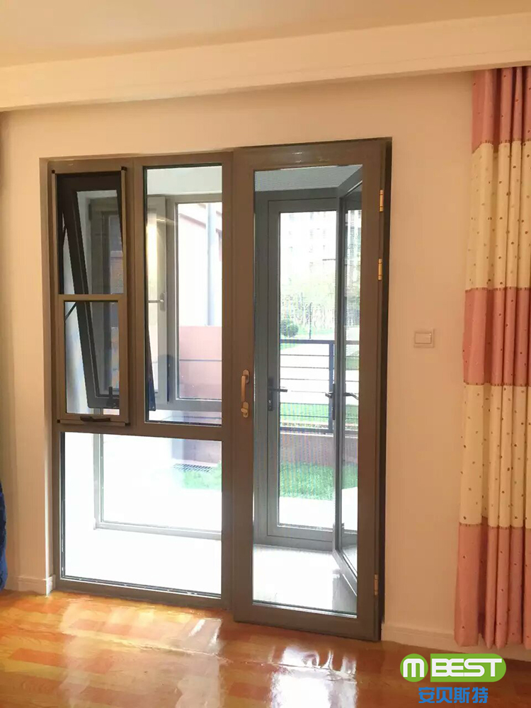 这才是真正的隔音窗,防盗且有纱窗的门