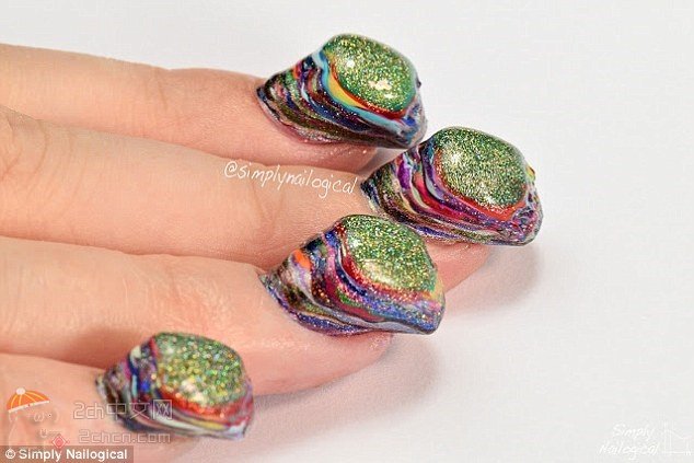 欧美指甲设计,日本有创意指甲