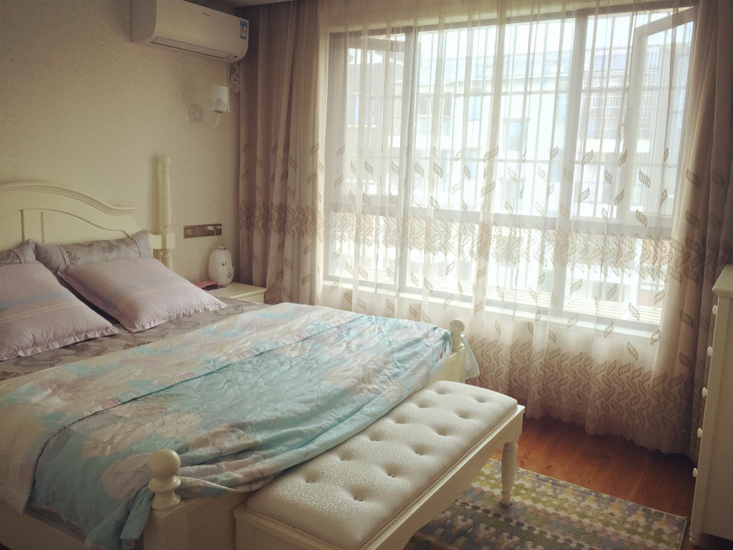 三室两厅两卫美式田园混搭婚房毕业照