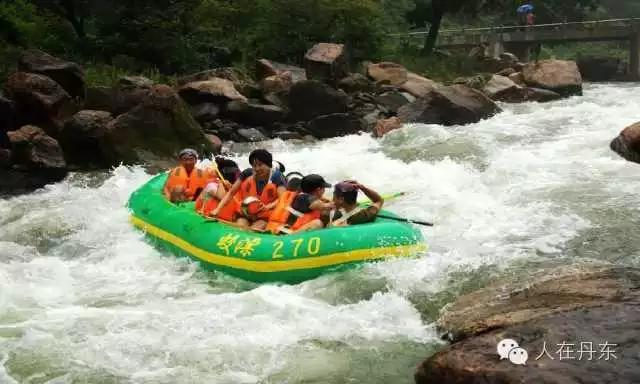 丹东峡谷漂流,丹东漂流的视频