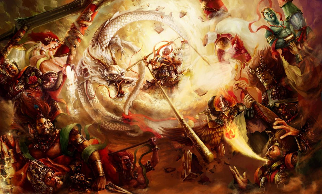 西游记中佛祖和玉帝谁比较厉害,西游记玉皇大帝vs如来佛祖