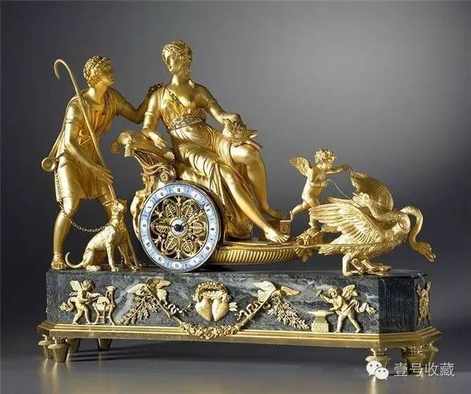 欧洲古董钟白色珐琅表盘,富玩珠宝穷玩表