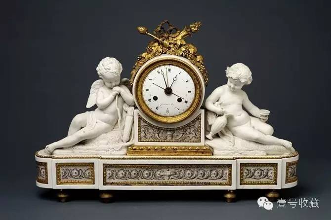 欧洲古董钟白色珐琅表盘,富玩珠宝穷玩表