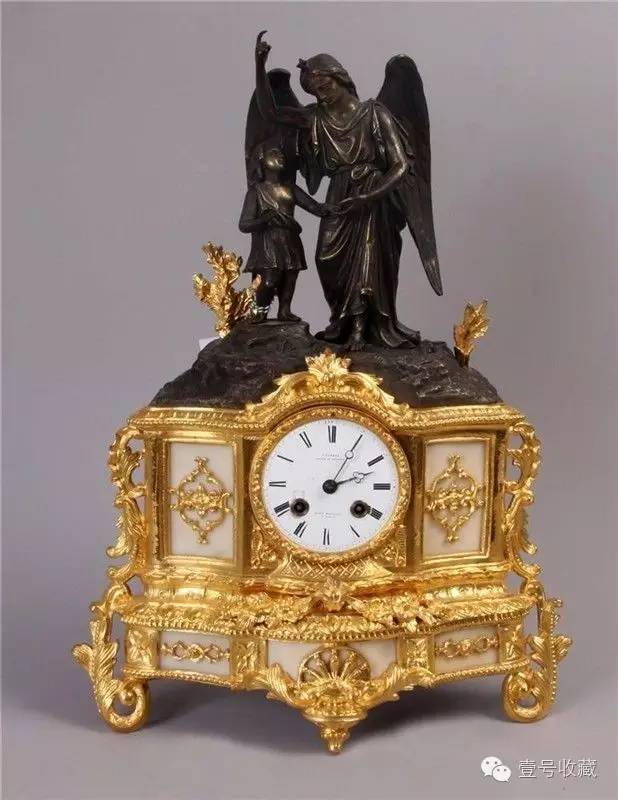 欧洲古董钟白色珐琅表盘,富玩珠宝穷玩表