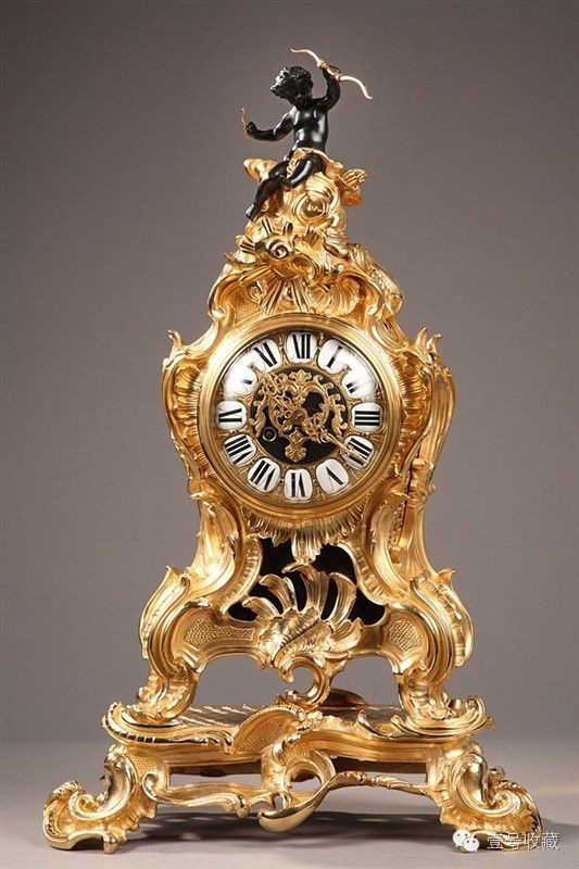 欧洲古董钟白色珐琅表盘,富玩珠宝穷玩表