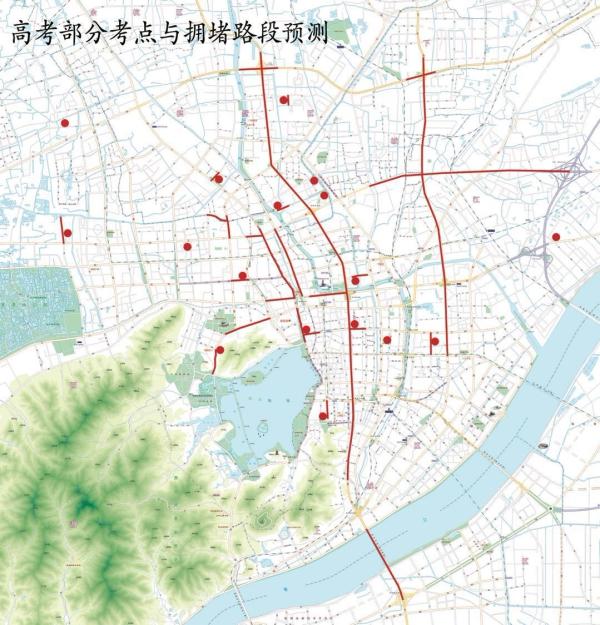 杭州高考的考点在哪里,杭州高考考点临时交管措施