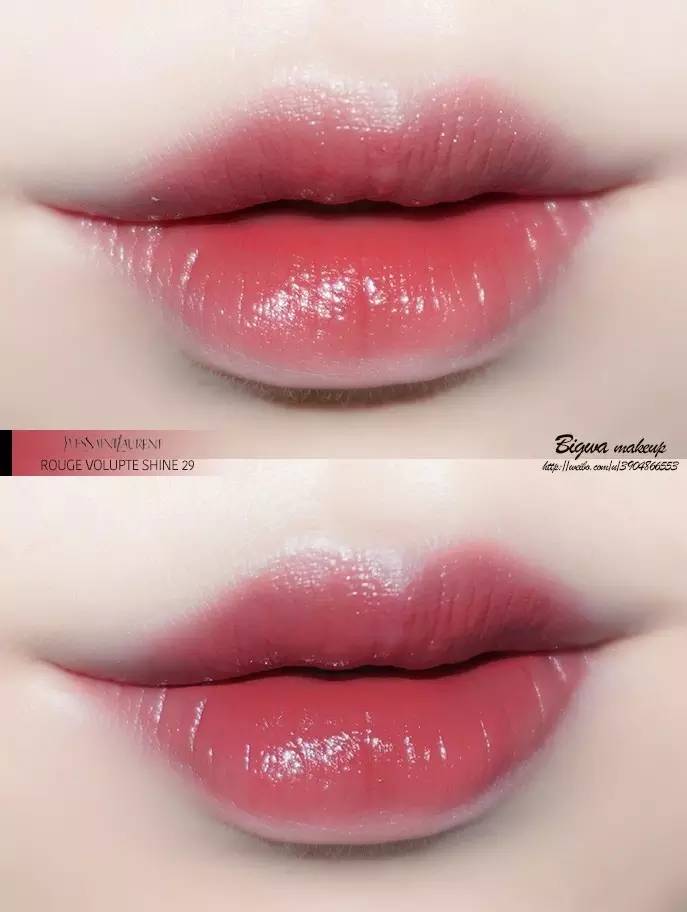 粉圆管ysl试色,ysl方管新色1966真实试色