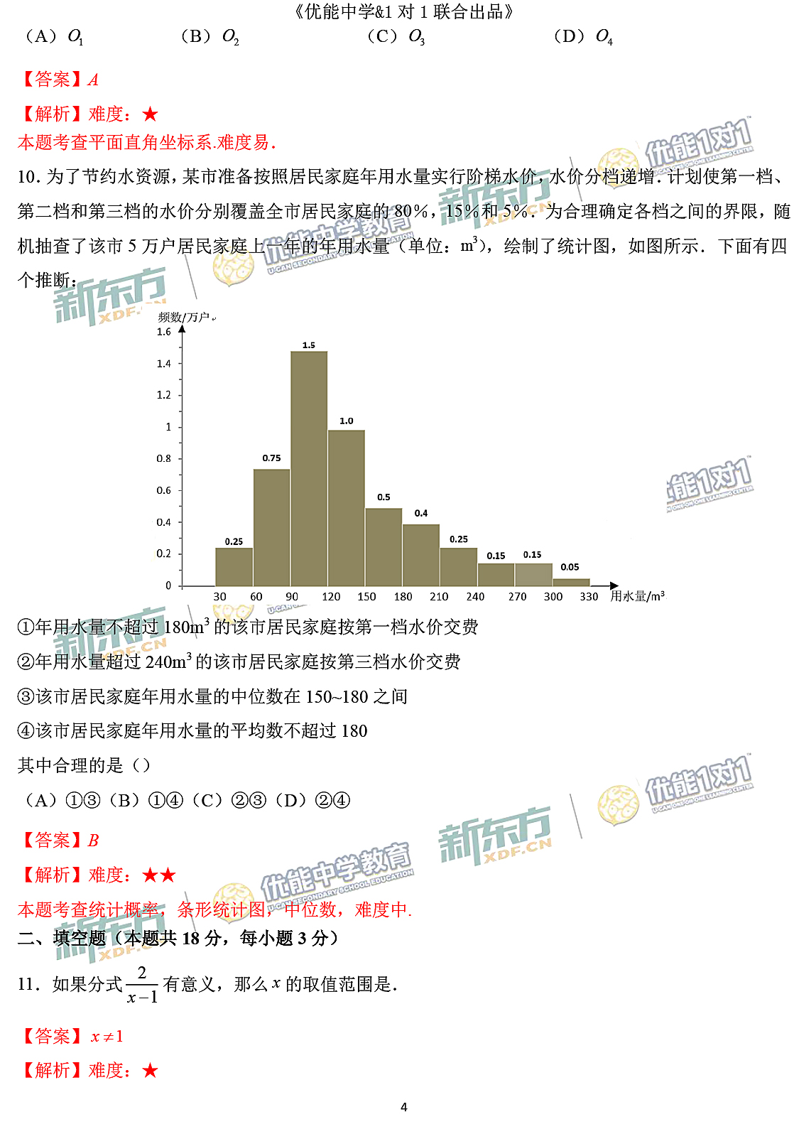 2021北京中考数学深度解析,数学中考考卷答案2015-2016