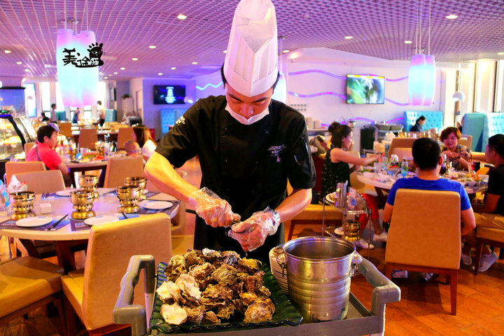 看花样男子去哪里看,深海八百米海鲜自助