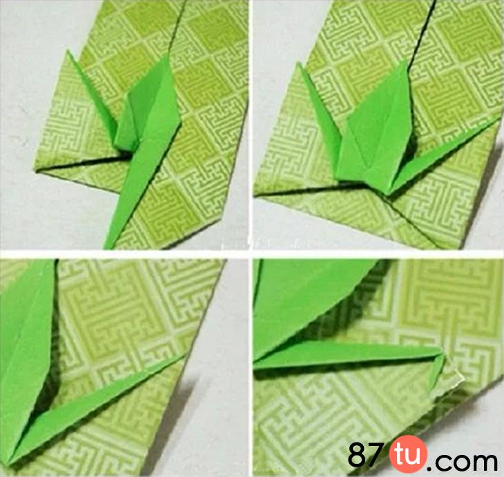 千纸鹤信封折纸教程视频,千纸鹤信封折纸慢教程