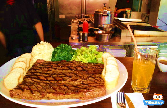 上海美式炭烤猪肋排,上海超大烤肋排餐厅