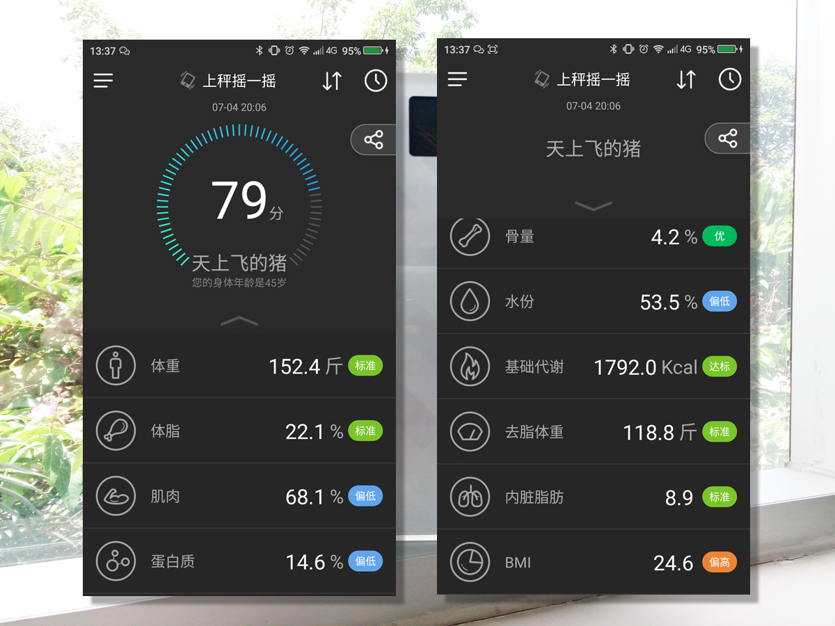 香山健康体脂秤,香山家庭用智能体脂秤